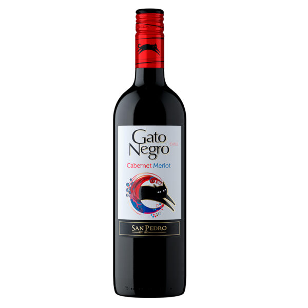 Vino Tinto Cabernet Sauvignon/Merlot GATO NEGRO 750ml