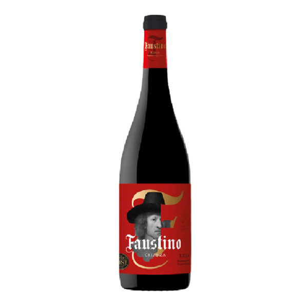 Vino Tinto Tempranillo D.O.Rioja FAUSTINO Crianza 750 ml