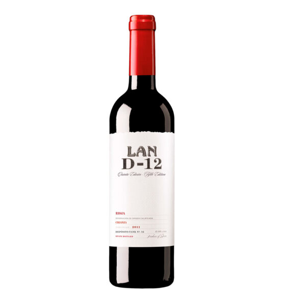 Vino Tinto Tempranillo D.O.Rioja LAN D-12 Crianza Pago 750ml
