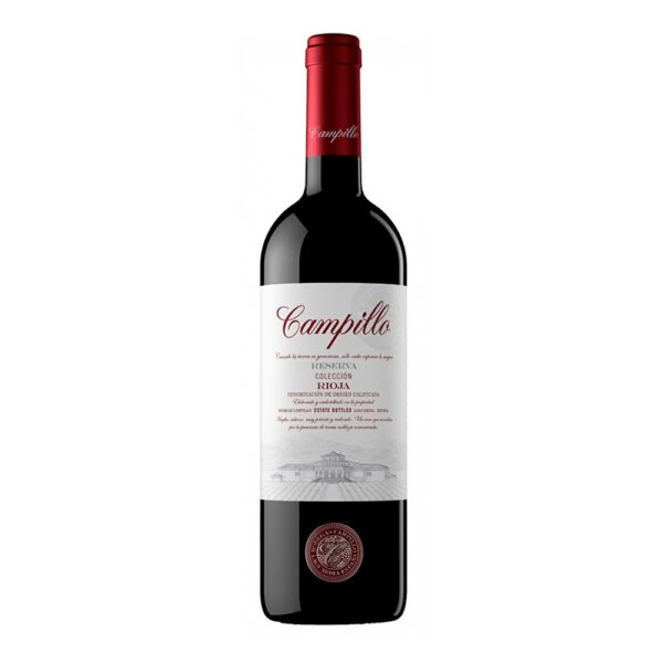 Vino Tinto Tempranillo D.O.Rioja CAMPILLO Reserva Colección 750 ml