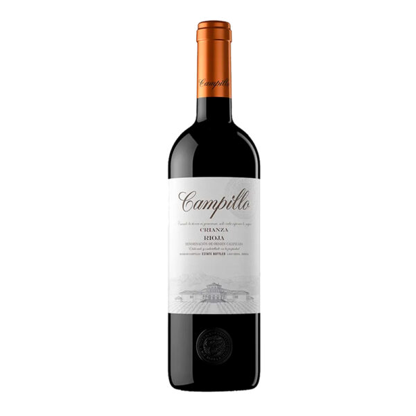 Vino Tinto Tempranillo D.O.Rioja CAMPILLO Crianza 750 ml