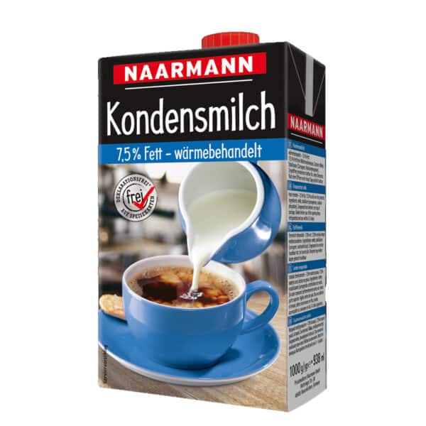 Leche UHT Evaporada 7.5%MG NAARMANN Brick 1L