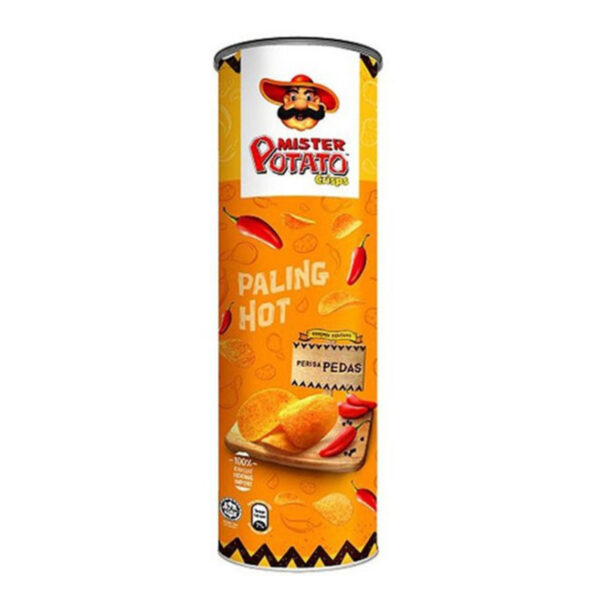 Papas Fritas MISTER POTATO Crisps Hot & Spicy Tubo 160g
