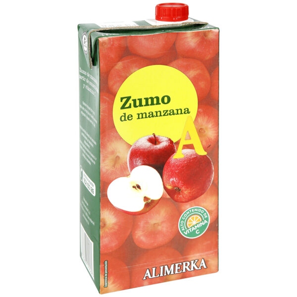 Zumo Manzana  ALIMERKA Brick 1L/12U Caja