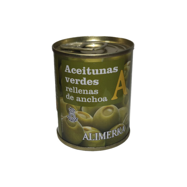 Aceitunas rellenas de anchoa ALIMERKA 350g