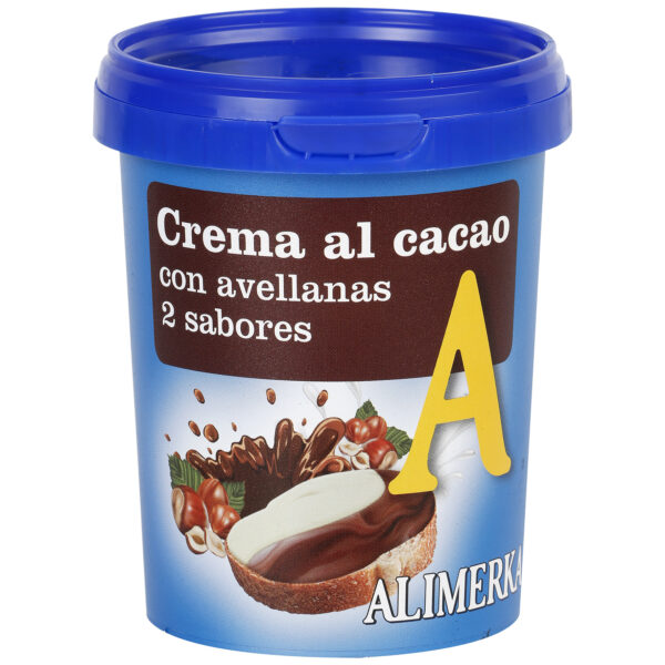 Crema cacao y avellana c/leche ALIMERKA 500g
