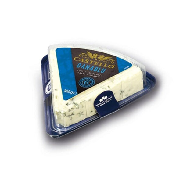 Queso Azul Danés Tradicional 50%MG CASTELLO Danablu ARLA 100g