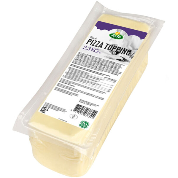 Queso Pizza Topping congelado 40%MG ARLA bloque 2.3 kg