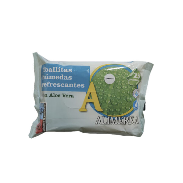 Toallitas Refrescantes ALIMERKA paq.25