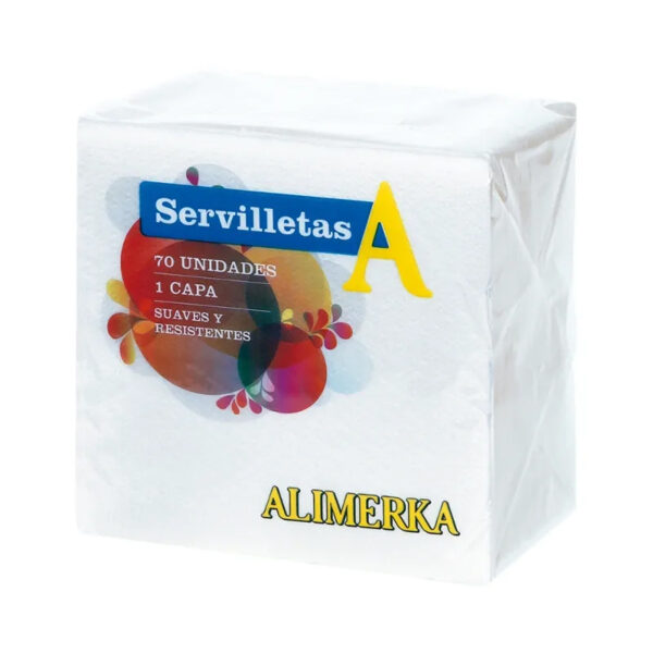 Servilleta Blanca ALIMERKA 30X30 70U