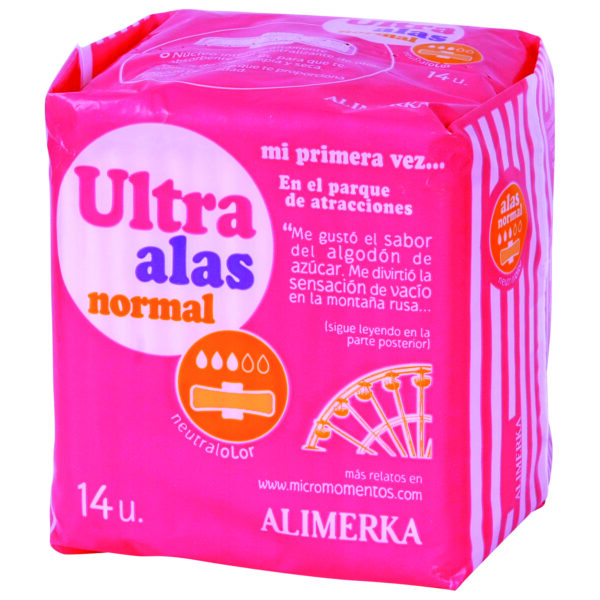 Compresa ultra alas normal ALIMERKA 14U