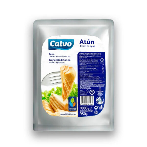 Atún CALVO en Aceite Girasol Bolsa Flexible 1Kg