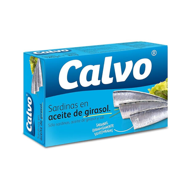 Sardinas en aceite de girasol CALVO 120g