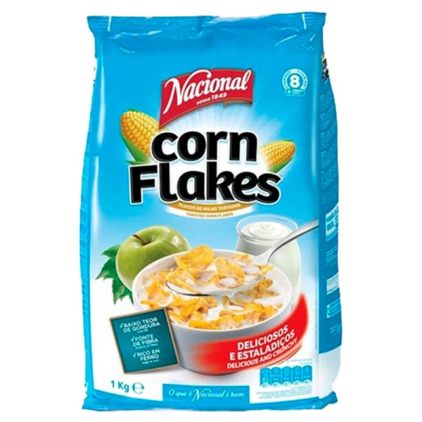 Cereal NACIONAL Corn Flakes 1kg