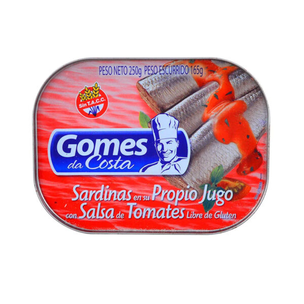 Sardinas con Salsa de Tomate GOMES DA COSTA 250g