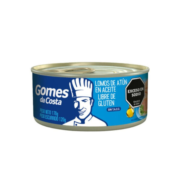 Atún Entero en Aceite Vegetal GOMES DA COSTA 170g