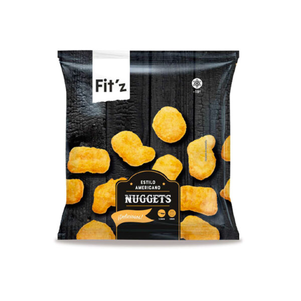 Nuggets Pollo Rebozado Precocidos Congelados FIT'Z 17u/Paq. 400g