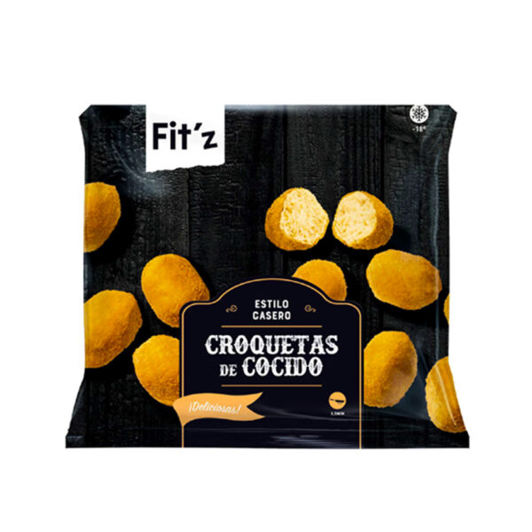 Croquetas de Cocido Precocidas Congeladas FIT'Z 10u/Paq. 300g