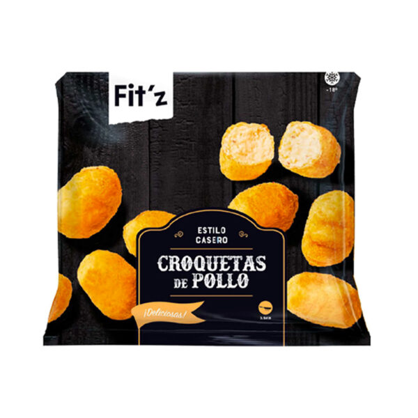 Croquetas de Pollo Precocidas Congeladas FIT'Z 10u/Paq. 300g