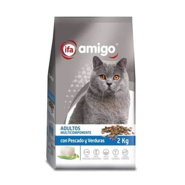 Alimento Gatos Pescado-Vegetales ALIMERKA Bolsa 2kg