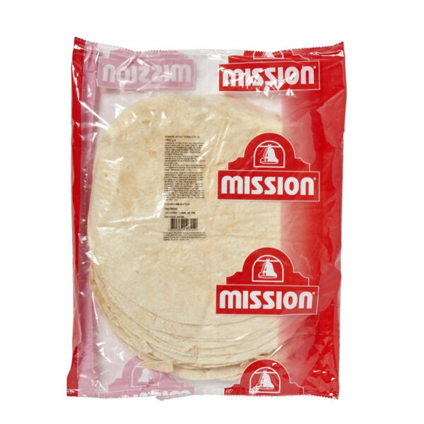 Tortilla de Trigo Natural 20cm. MISSION Pack 20U 800g