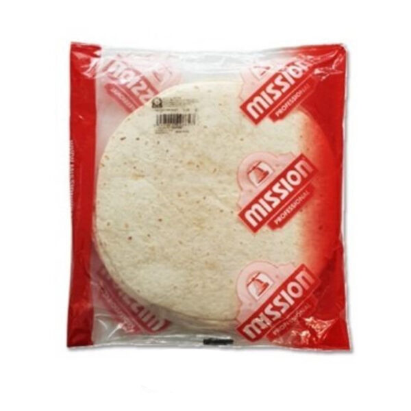 Tortilla de Trigo Natural 25cm. MISSION Pack 18U