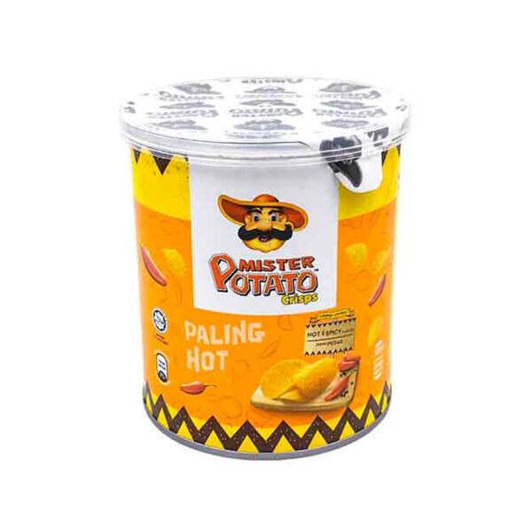 Papas Crisps Hot & Spicy MISTER POTATO Tubo 40g