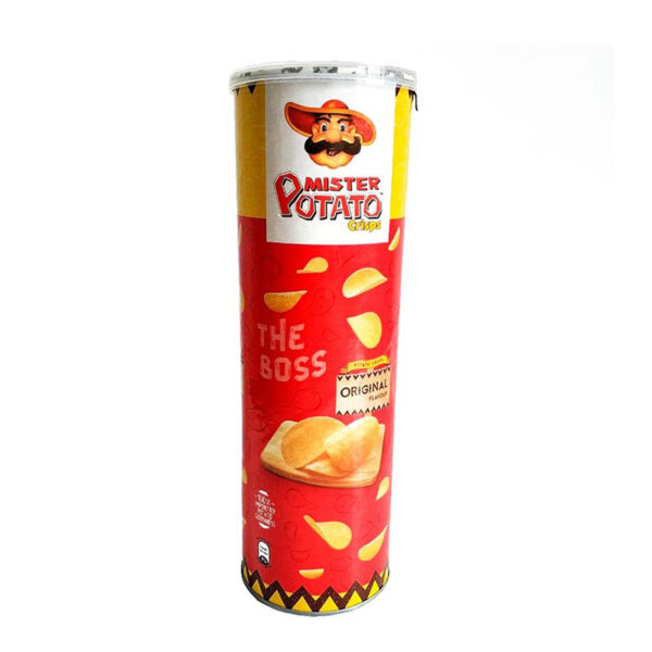 Papas Fritas MISTER POTATO Crisps Original Tubo 160g