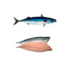 CALVO Filete Caballa del Sur CHN C/Piel 100-160g Bolsa 1kg. Congelado 20% glaseo