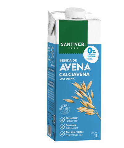 Bebida de avena c/calcio CALCIAVENA brick 1L