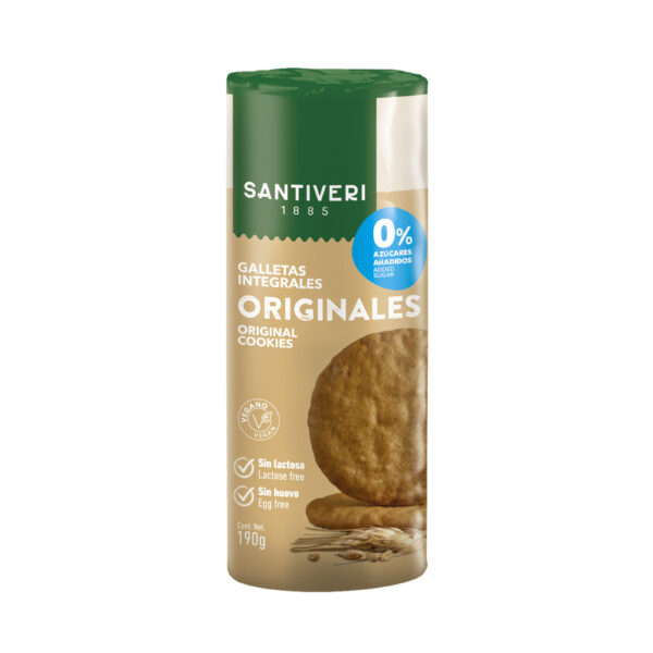 Galletas Digestive  s/azúcar SANTIVERI 190g