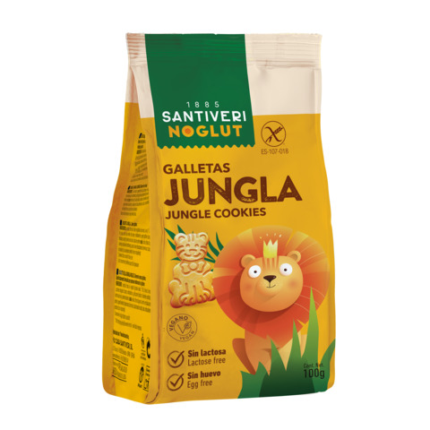 Galletas Jungla NOGLUT SANTIVERI 100g
